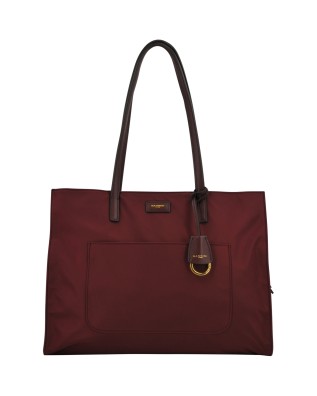  Nannini - Borsa in Nylon con Dettagli in Pelle Carla
