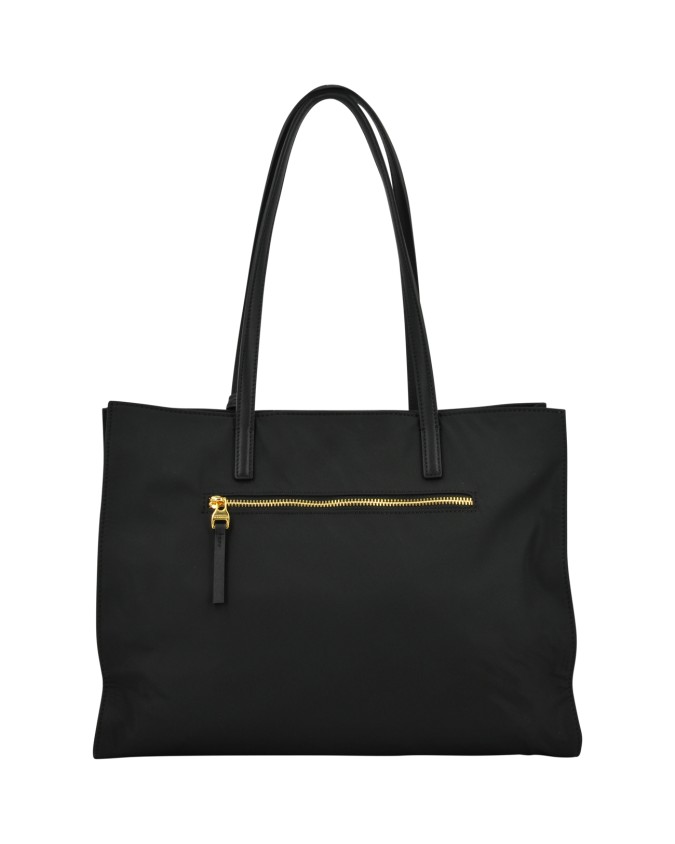 Nannini - Borsa in Nylon con Dettagli in Pelle Carla