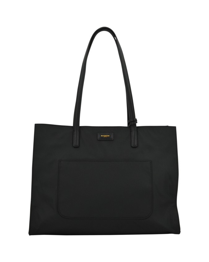  Nannini - Borsa in Nylon con Dettagli in Pelle Carla