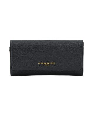 Nannini - Wallis Lima Leather Flap Wallet - Navy
