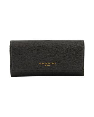 Nannini - Wallis Lima Leather Flap Wallet - CIGAR