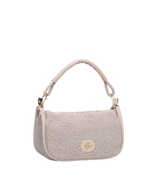 Ynot - Small Dreaming Faux Fur Hobo Shoulder Bag 2