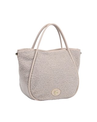 Ynot – Große Tote-Bag aus Kunstfell Dreaming - MILCH 2