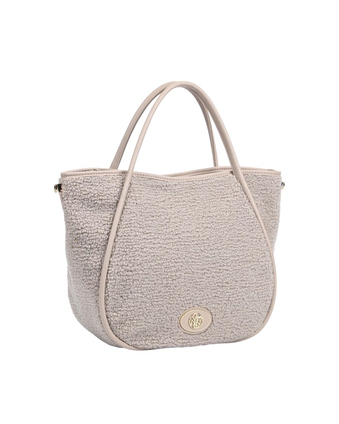  Ynot - Borsa tote bag grande in eco pelliccia Dreaming