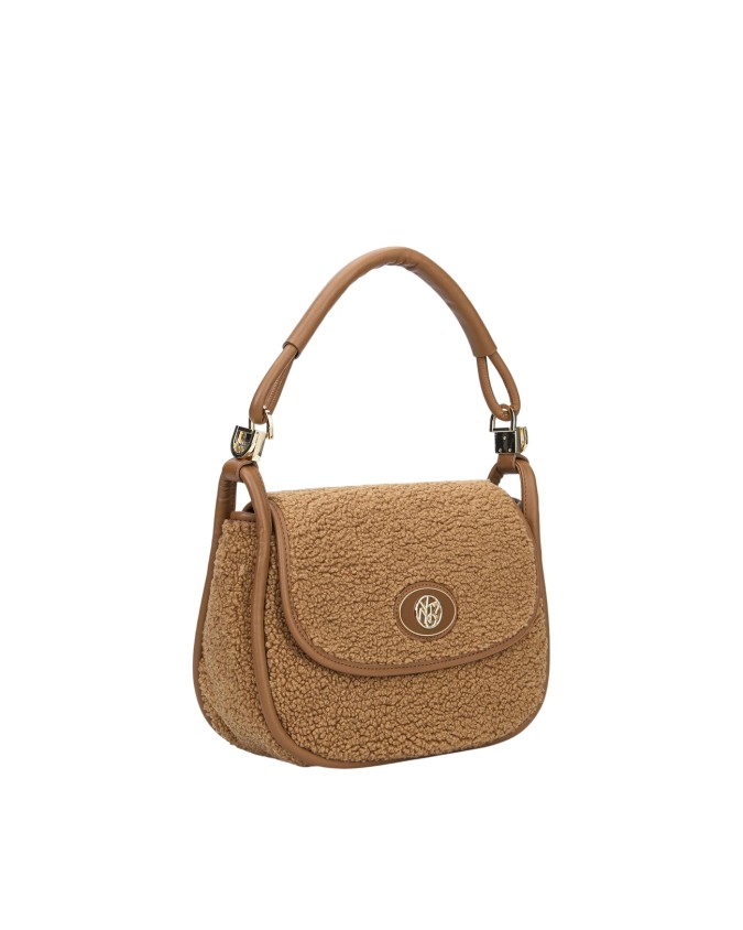  Ynot - Borsa postina con patta in eco pelliccia Dreaming