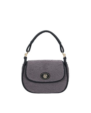 Ynot – Posttasche mit Klappe aus Kunstfell Dreaming - RAUCH