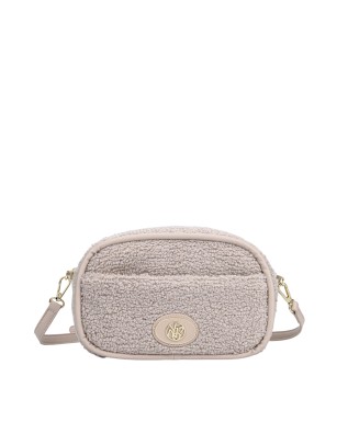  Ynot - Borsa a tracolla camera bag in eco pelliccia Dreaming