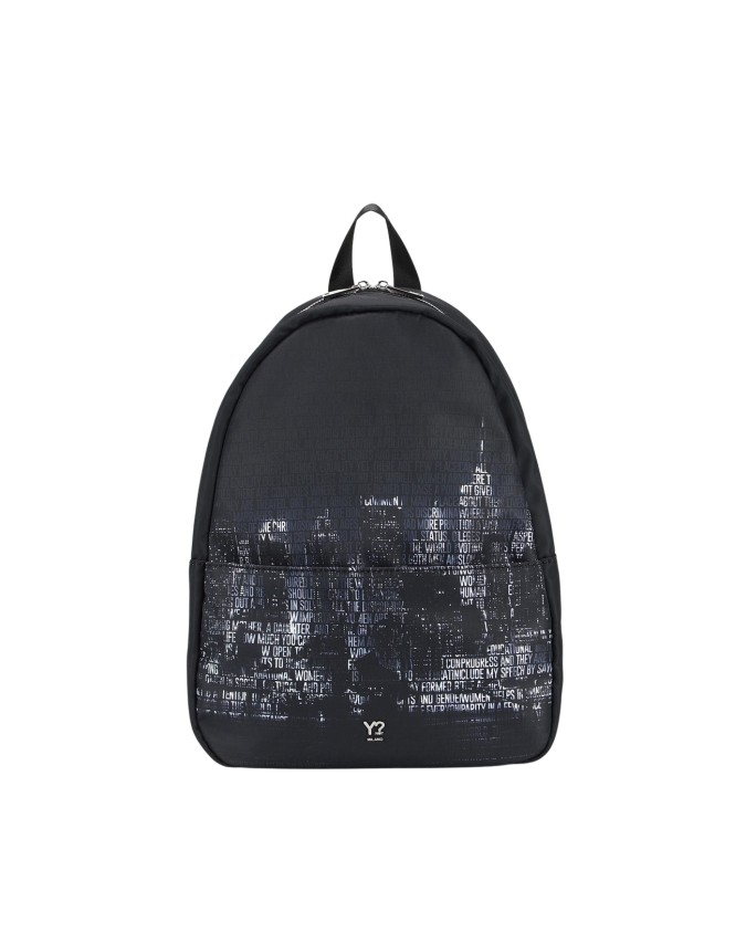  Ynot - Zaino donna in tessuto ed ecopelle Grundge