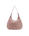Ynot - Medium Faux Leather Hobo Happy Shoulder Bag