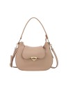  Ynot - Borsa a spalla Hobo in ecopelle con patta tracolla