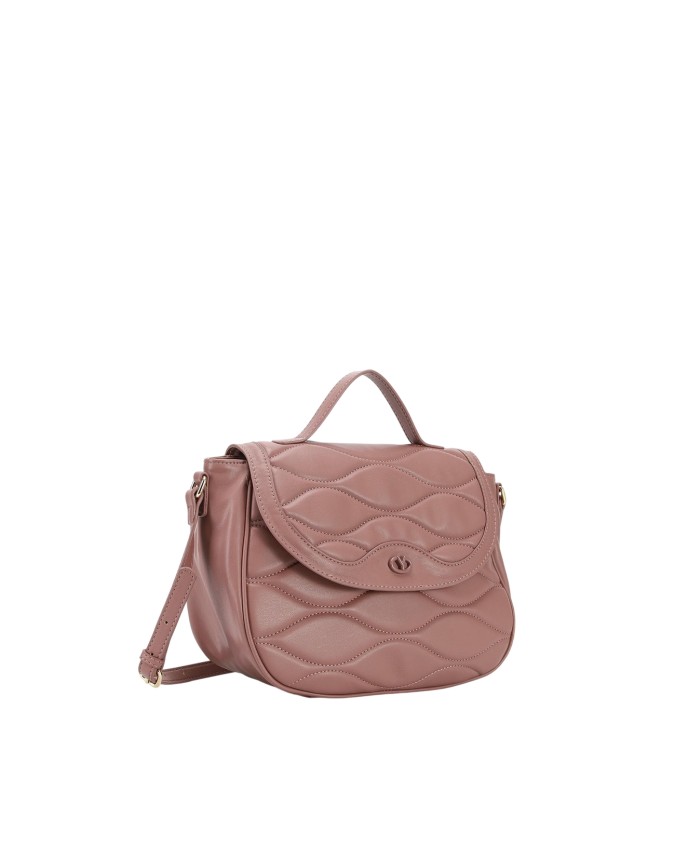  Ynot - Borsa postina con patta e tracolla in ecopelle
