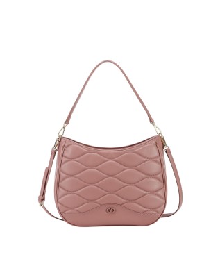 Ynot - Iride Quilted Faux Leather Hobo Shoulder Bag