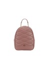 Ynot - Women's quilted faux leather backpack with metal details, Iride