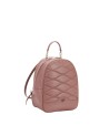 Ynot - Women's quilted faux leather backpack with metal details, Iride