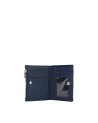 Ynot – Kleine Damenbrieftasche aus gestepptem Kunstleder Iride