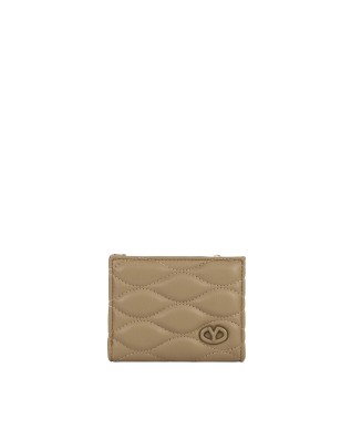 Ynot – Kleine Damenbrieftasche aus gestepptem Kunstleder...
