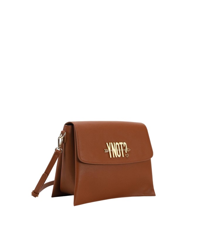 Ynot - Borsa a tracolla in ecopelle con patta Lovers