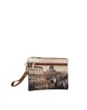  Ynot - Pochette bustina in ecopelle piccola stampa città Yesbag