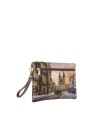  Ynot - Pochette bustina in ecopelle media stampa città Yesbag