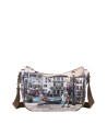 Ynot - Borsa sacca in ecopelle stampa città Yesbag