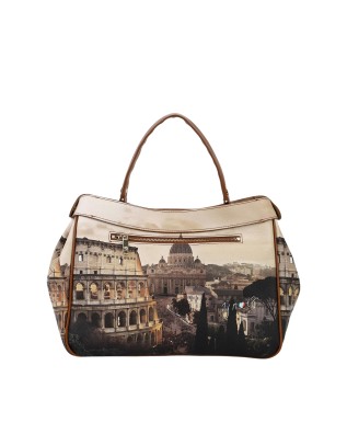 Ynot – Handtasche aus Kunstleder mit Stadtmotiv Yesbag 2