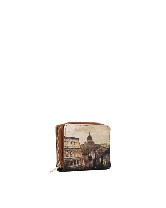  Ynot - Portafoglio mini in ecopelle stampa città Yesbag