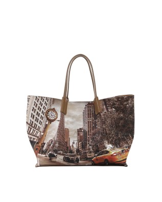  Ynot - Borsa shopping in ecopelle Tg. 