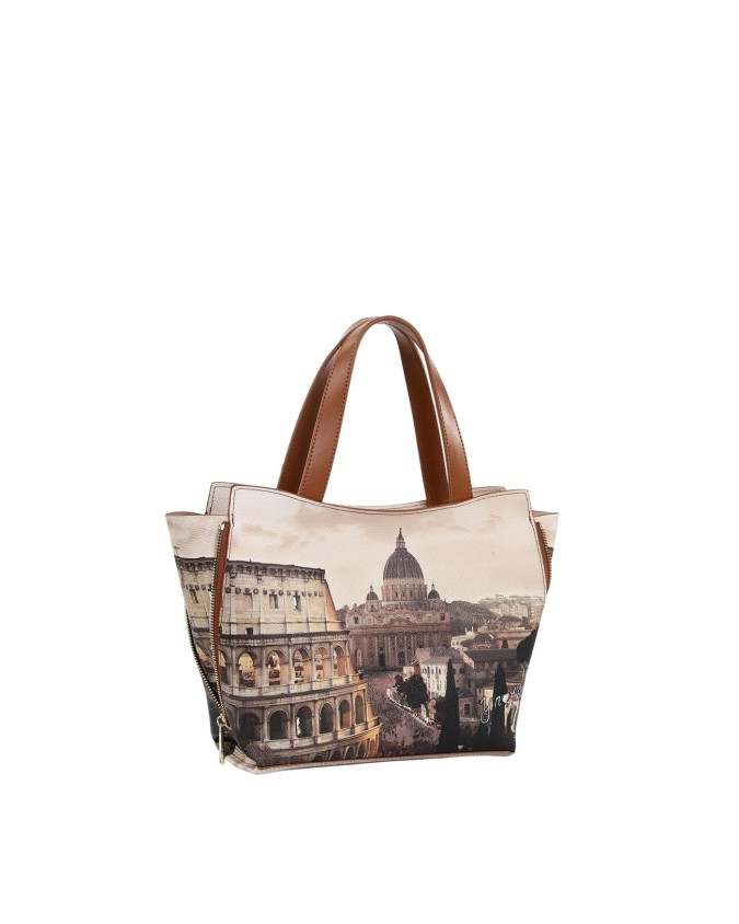  Ynot - Borsa tote bag in ecopelle Tg. 