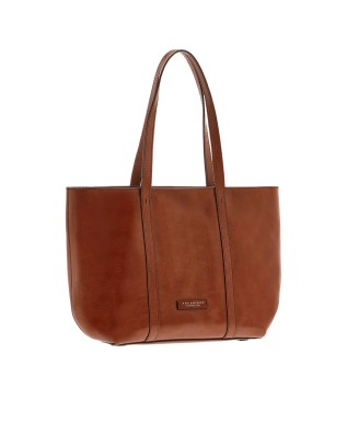 The Bridge - Vittoria Large Leather Shopper Bag with...