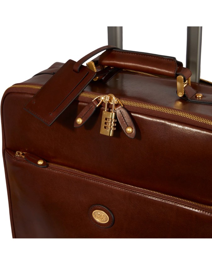  The Bridge - Trolley in pelle 4 ruote 53 cm Story Viaggio