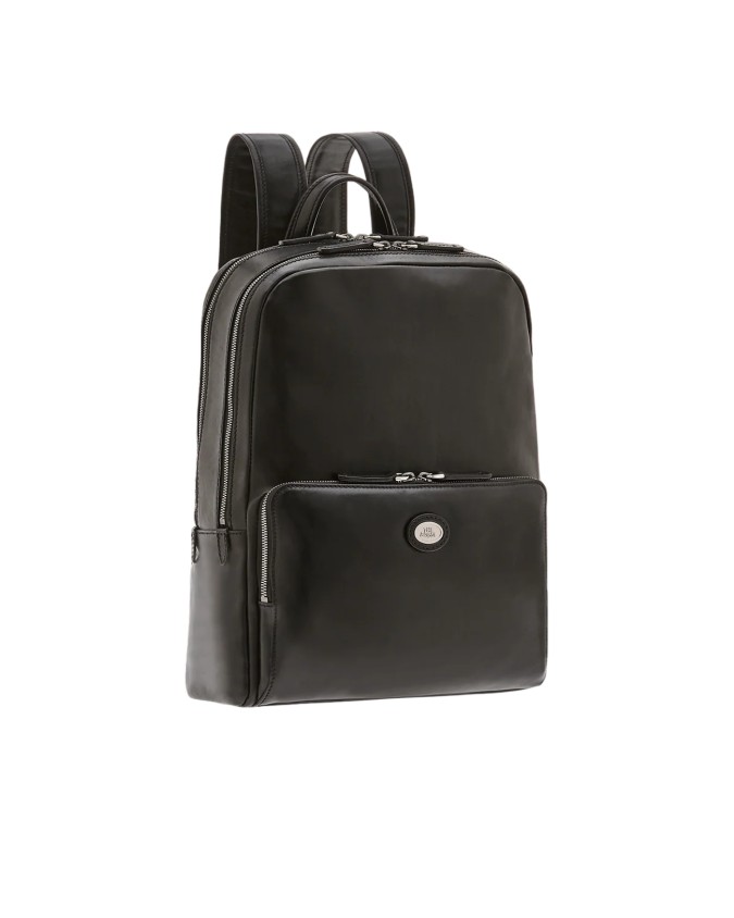  The Bridge - Zaino uomo porta pc 15'' a doppia zip in pelle