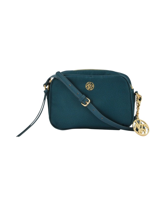  Ynot - Borsa camera bag a tracolla in tessuto logato Cloud