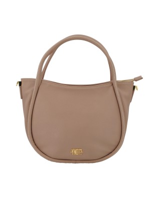 Ynot - Small Fantasy Faux Leather Tote Bag - MOUVE