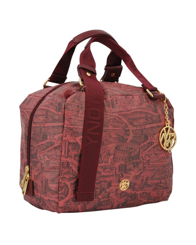  Ynot - Borsa bauletto in pvc fantasia città Gum