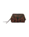  Ynot - Clutch in tessuto ed ecopelle con manico Indigo