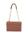  Ynot - Borsa flap bag in ecopelle con spallaccio a catena