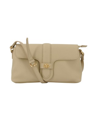  Ynot - Borsa a tracolla con patta in ecopelle Zoe