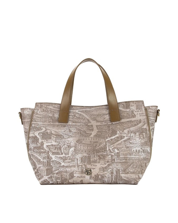  Ynot - Tote bag large in ecopelle con manici corti Aeterna