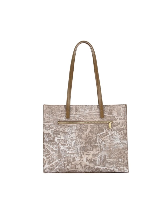  Ynot - Borsa shopping squadrata in ecopelle Aeterna