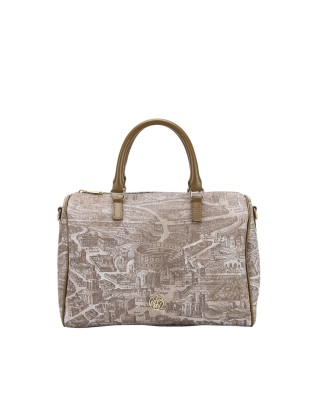  Ynot - Borsa bauletto con doppio manico in ecopelle Aeterna