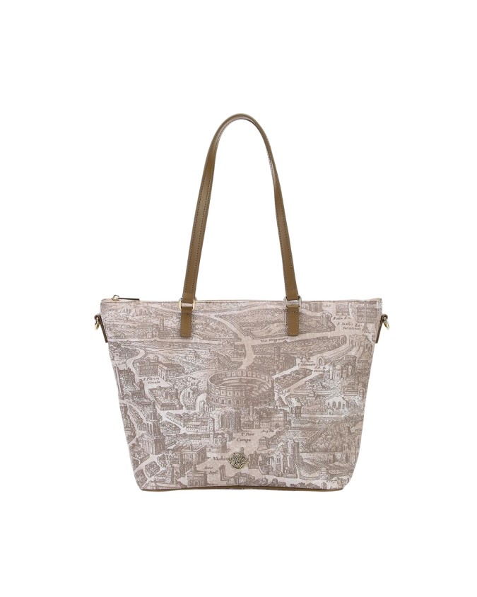  Ynot - Borsa shopping in ecopelle con tracolla Aeterna