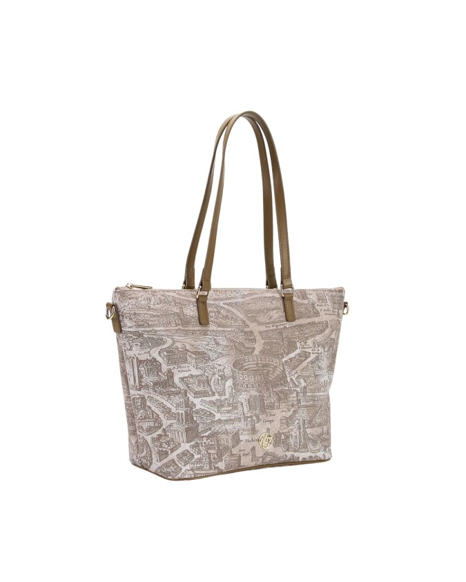  Ynot - Borsa shopping in ecopelle con tracolla Aeterna