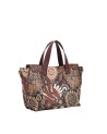  Ynot - Borsa tote bag Large in ecopelle rigida Ikebana
