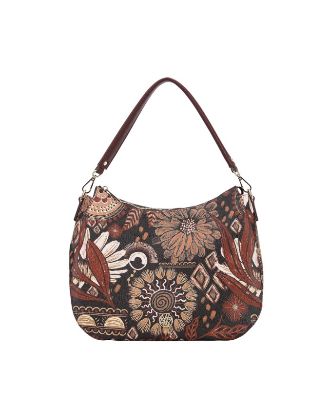  Ynot - Borsa a spalla hobo con manico removibile in ecopelle