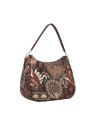  Ynot - Borsa a spalla hobo con manico removibile in ecopelle