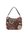  Ynot - Borsa a spalla hobo con manico removibile in ecopelle