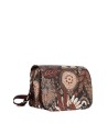  Ynot - Borsa postina con patta in ecopelle Ikebana