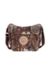  Ynot - Borsa sacca a tracolla con tasca frontale Ikebana
