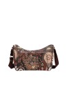  Ynot - Borsa sacca a tracolla grande con tasca frontale Ikebana