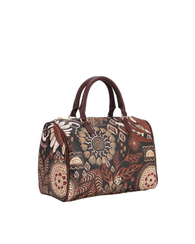  Ynot - Borsa bauletto in ecopelle con tracolla Ikebana